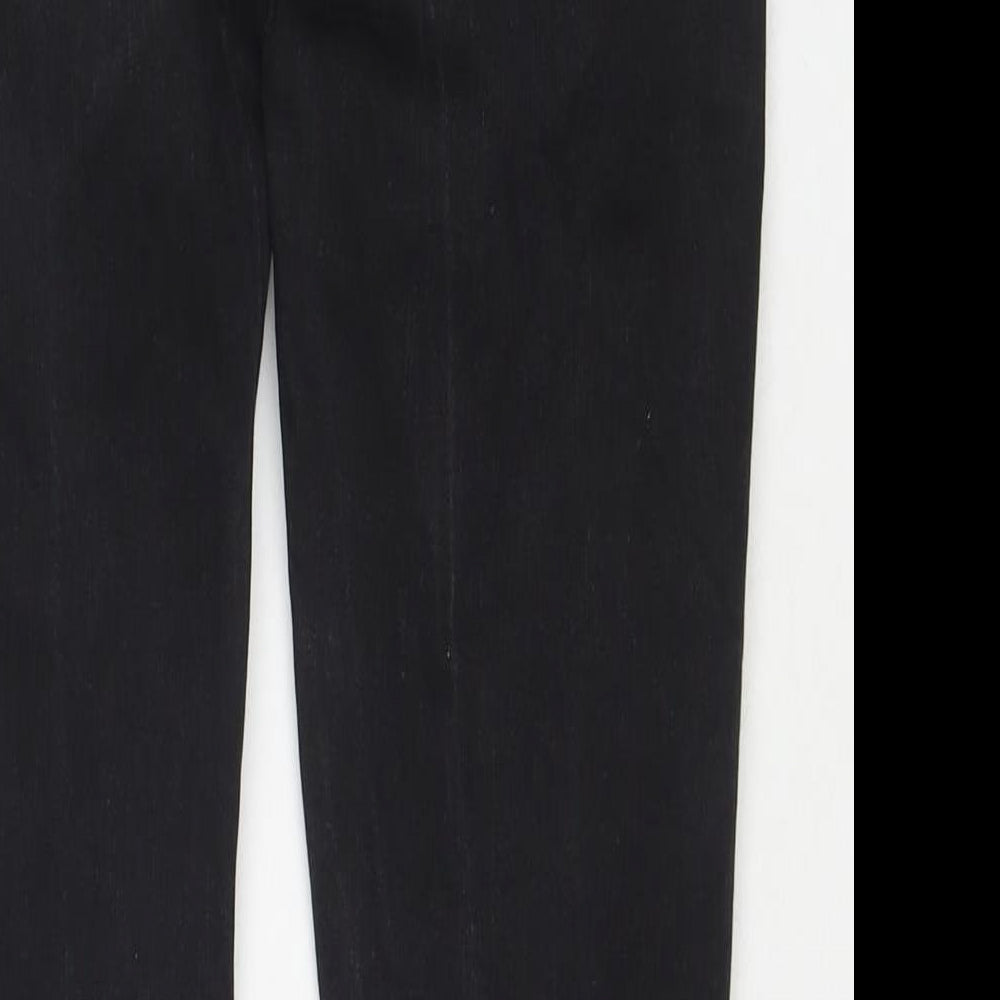 River Island Womens Black Cotton Skinny Jeans Size 12 L27 in Regular Zip