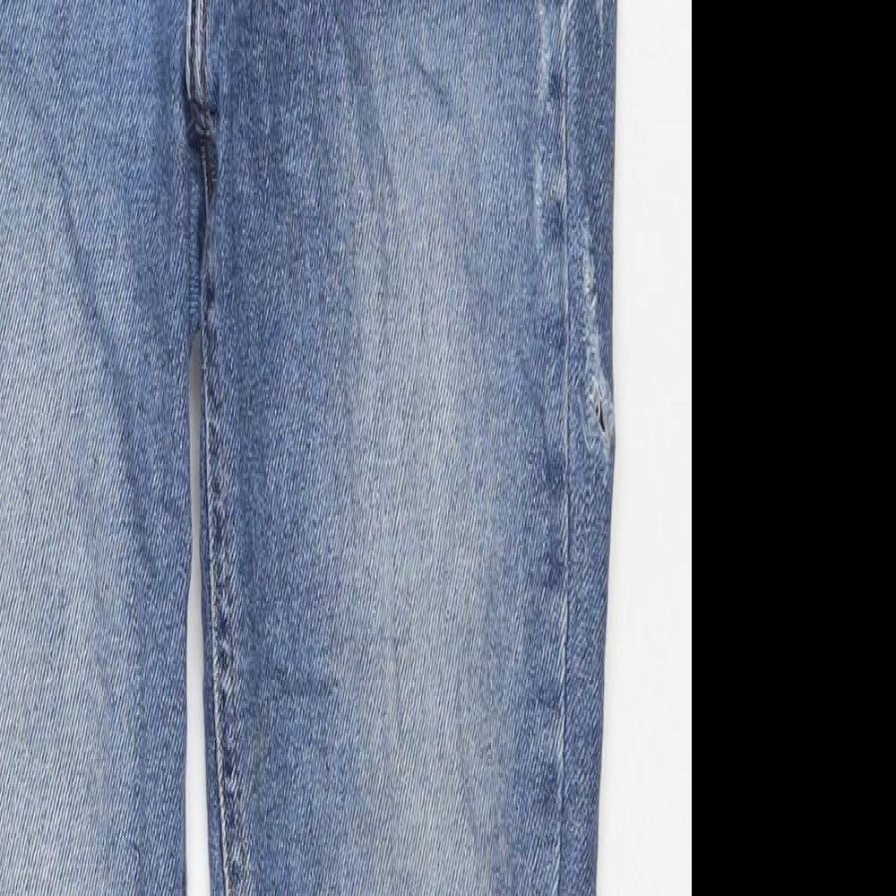 River Island Womens Blue Cotton Skinny Jeans Size 8 L27 in Regular Zip