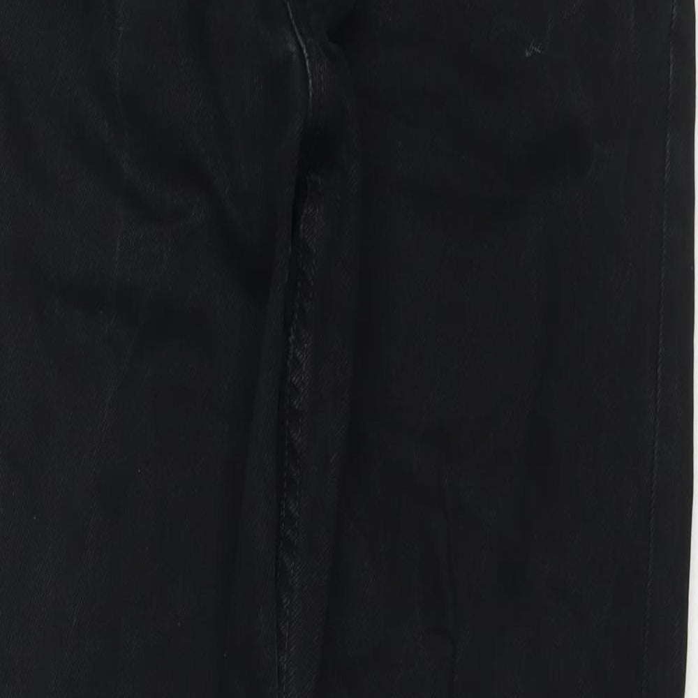 Levi's Mens Black Cotton Straight Jeans Size 36 in L34 in Regular Zip