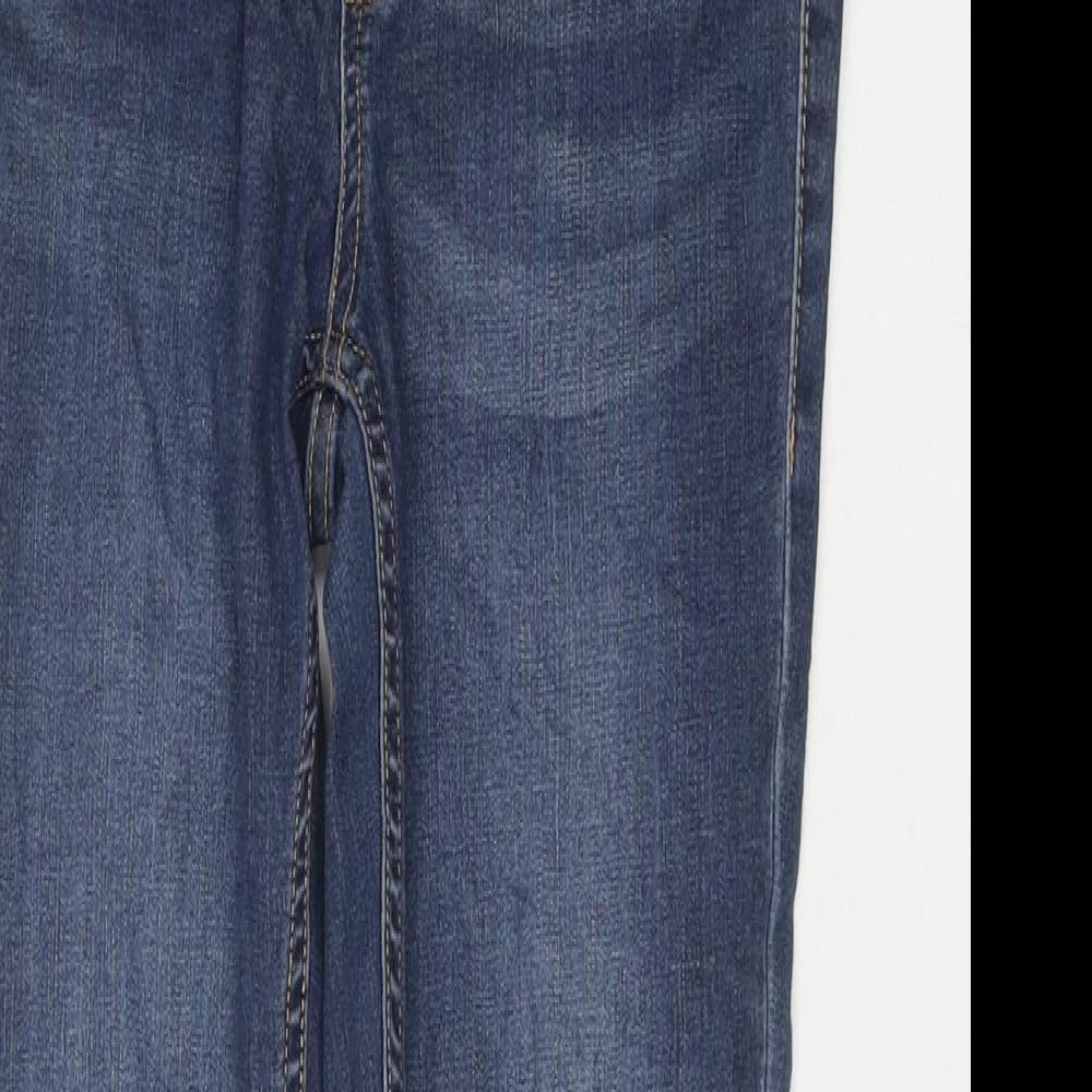 Divided by H&M Womens Blue Cotton Skinny Jeans Size 8 L30 in Regular