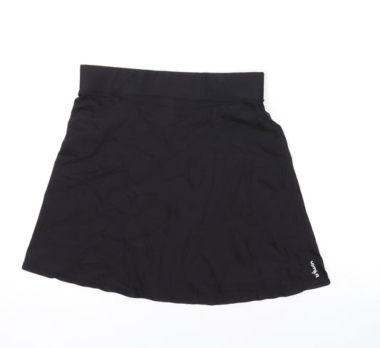 Oxylane Womens Black Polyamide Mini Skirt Size S