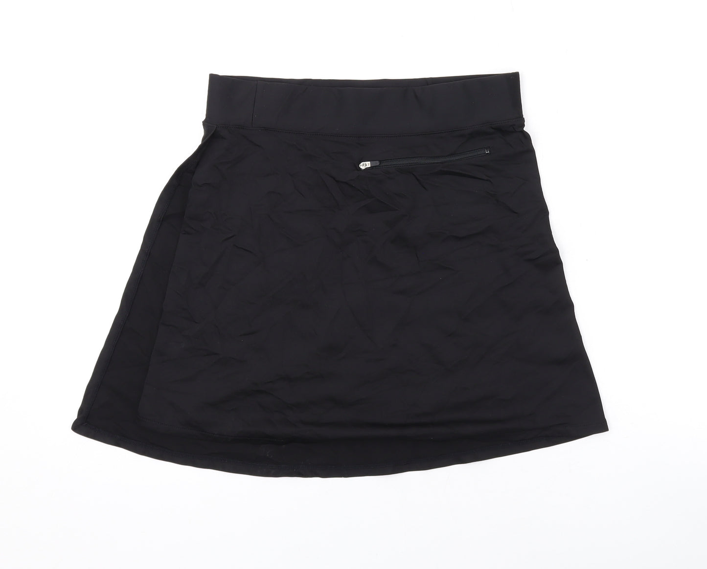 Oxylane Womens Black Polyamide Mini Skirt Size S