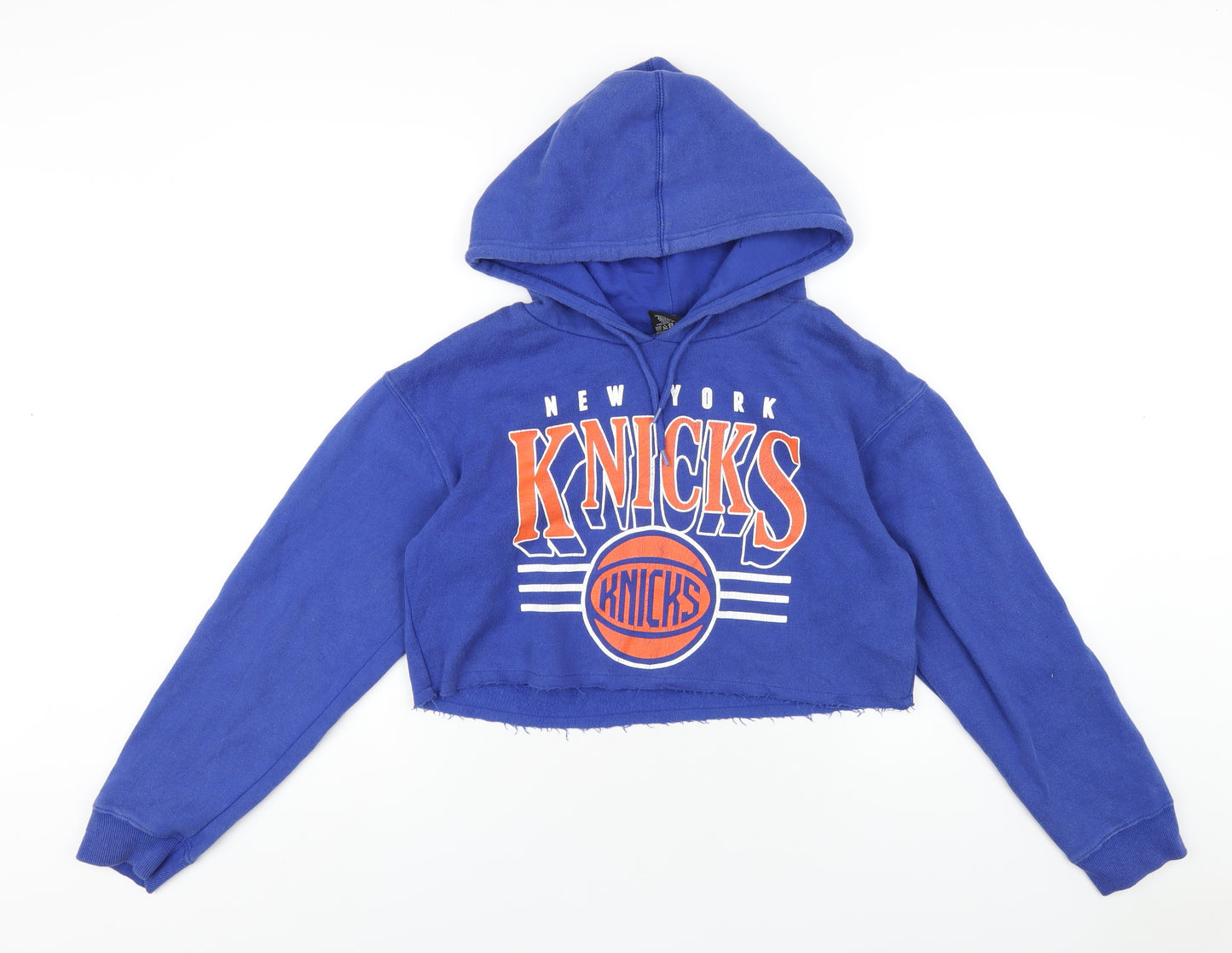 NBA Womens Blue Cotton Pullover Hoodie Size S Pullover - New York Knicks