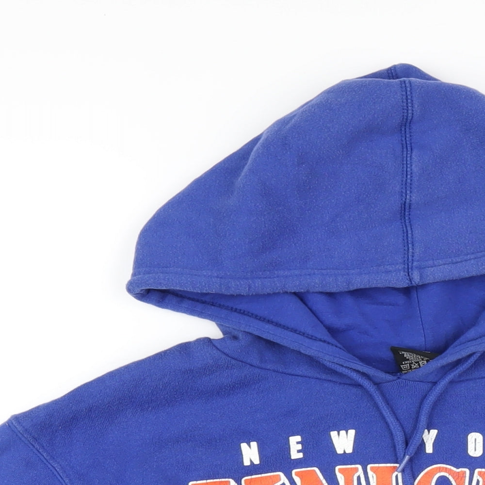 NBA Womens Blue Cotton Pullover Hoodie Size S Pullover - New York Knicks