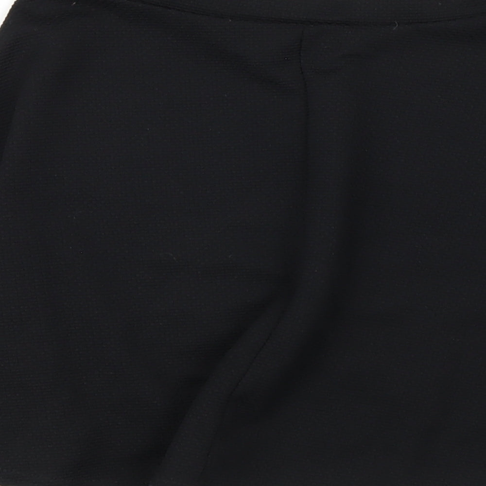 New Look Womens Black Polyester A-Line Skirt Size 6