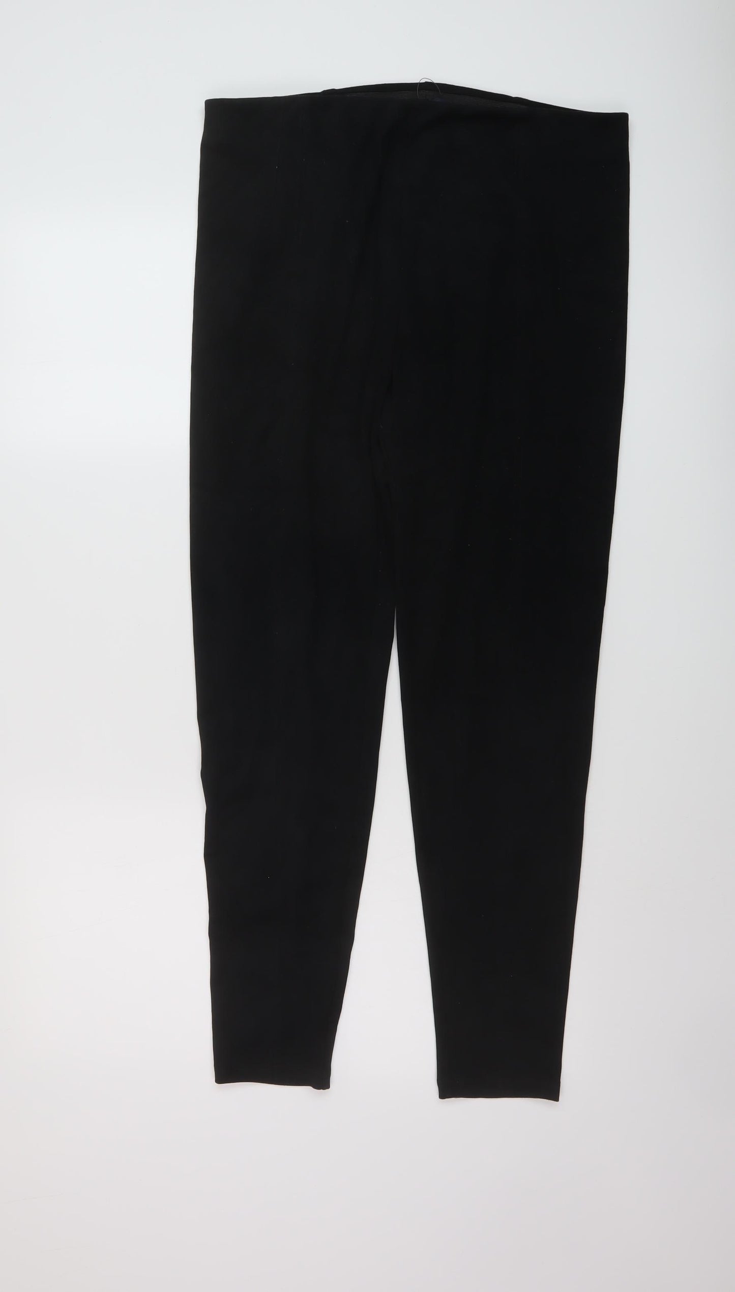 Marks and Spencer Womens Black Polyester Jegging Trousers Size 16 L28 in Regular