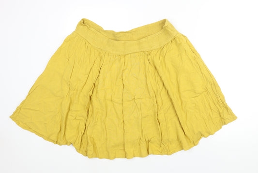 Torrid Womens Yellow Viscose Flare Skirt Size 18 - Size 18-20