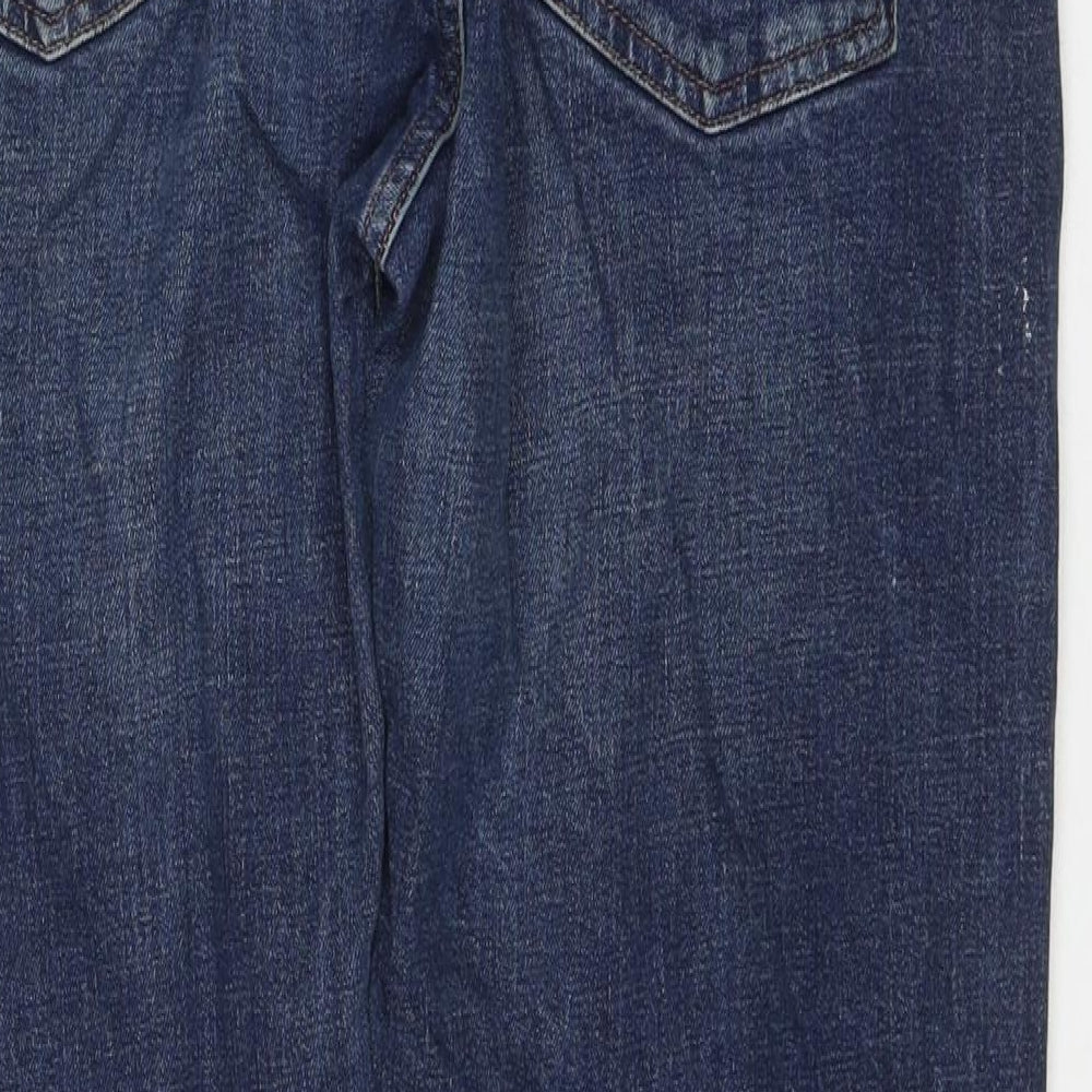 Gap Mens Blue Cotton Straight Jeans Size 36 in L30 in Regular Zip