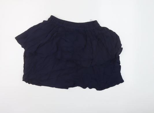 Soaked Womens Blue Polyester Mini Skirt Size XS