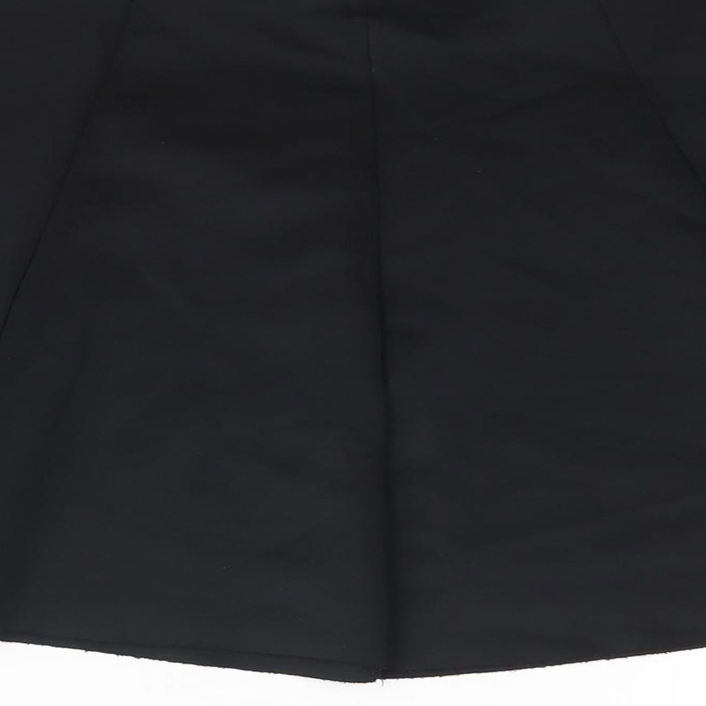 Divided by H&M Womens Black Polyester Skater Skirt Size S