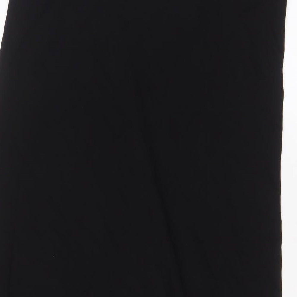 Per Una Womens Black Polyester A-Line Skirt Size 10