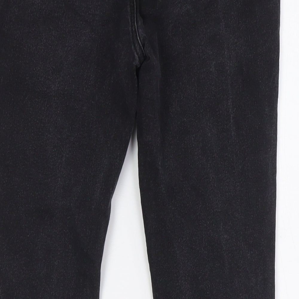 TU Womens Black Cotton Jegging Jeans Size 10 L27 in Regular