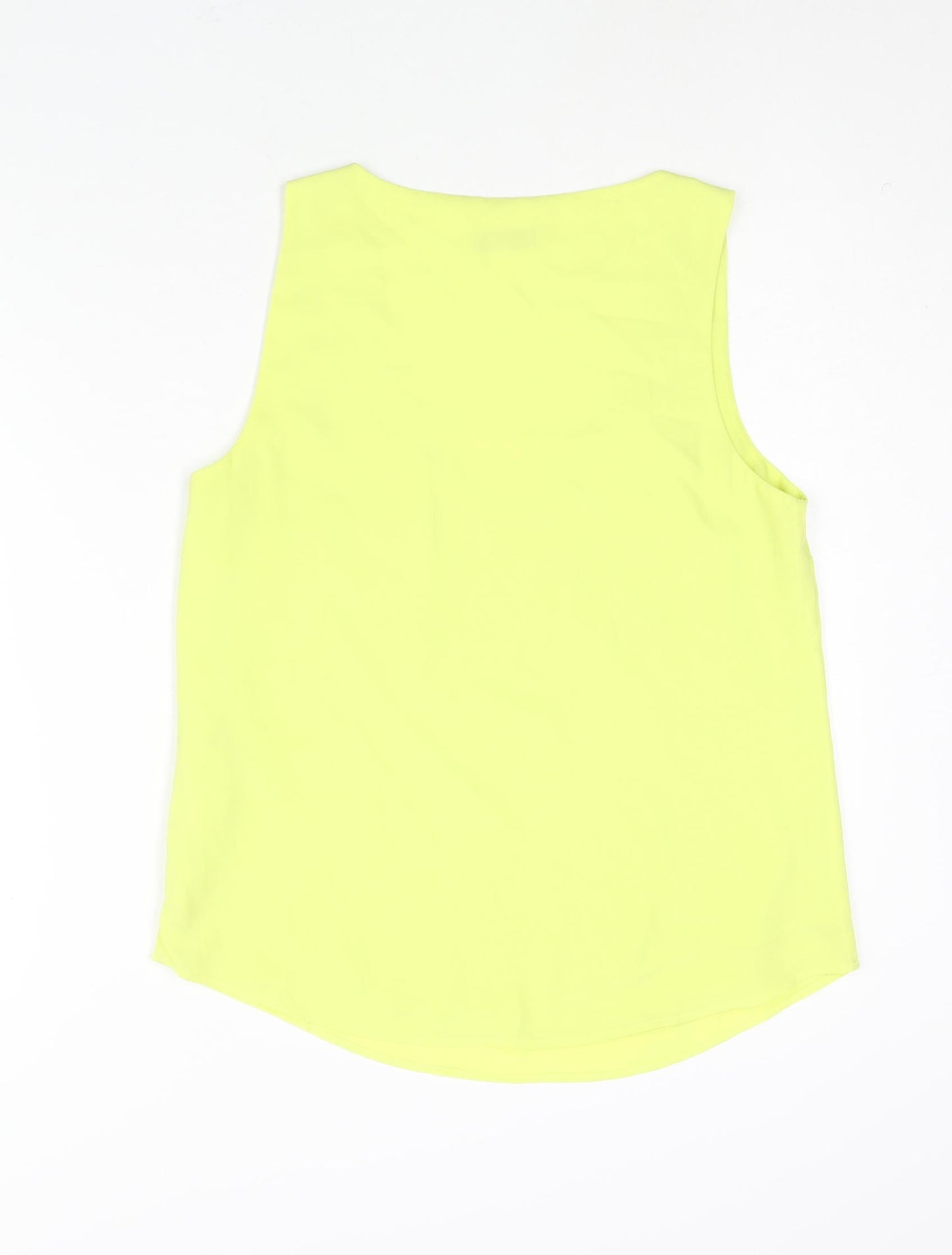 Oasis Womens Yellow Polyester Camisole Blouse Size 12 V-Neck