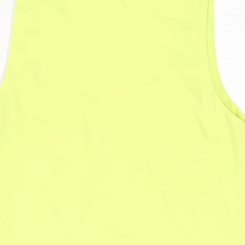 Oasis Womens Yellow Polyester Camisole Blouse Size 12 V-Neck