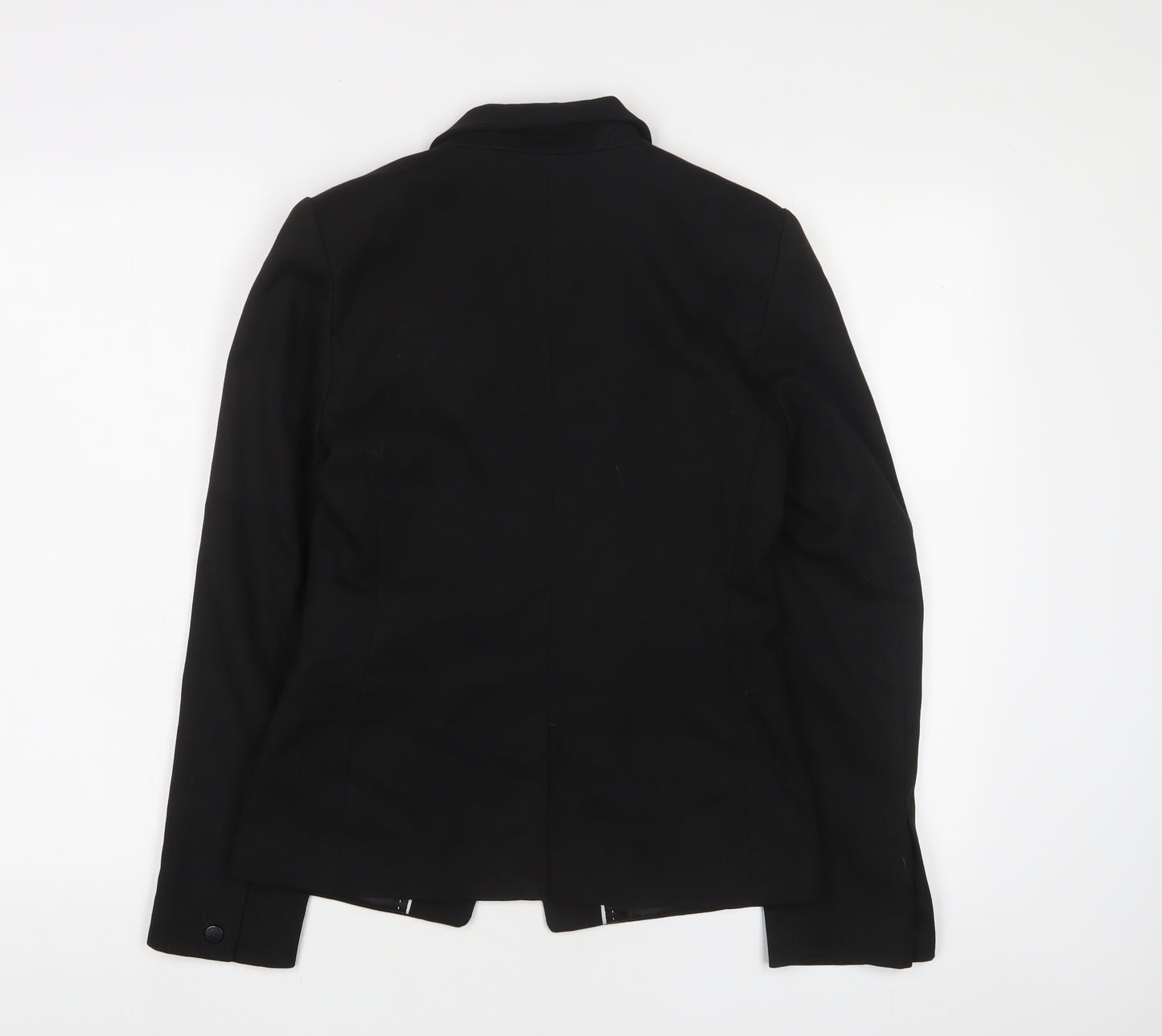 NEXT Womens Black Jacket Blazer Size 6 Button