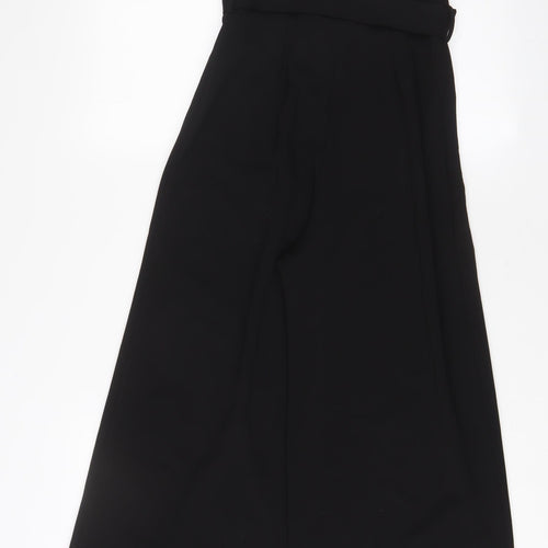 New Look Womens Black Polyester Jumpsuit One-Piece Size 6 L30 in Pullover - Belted