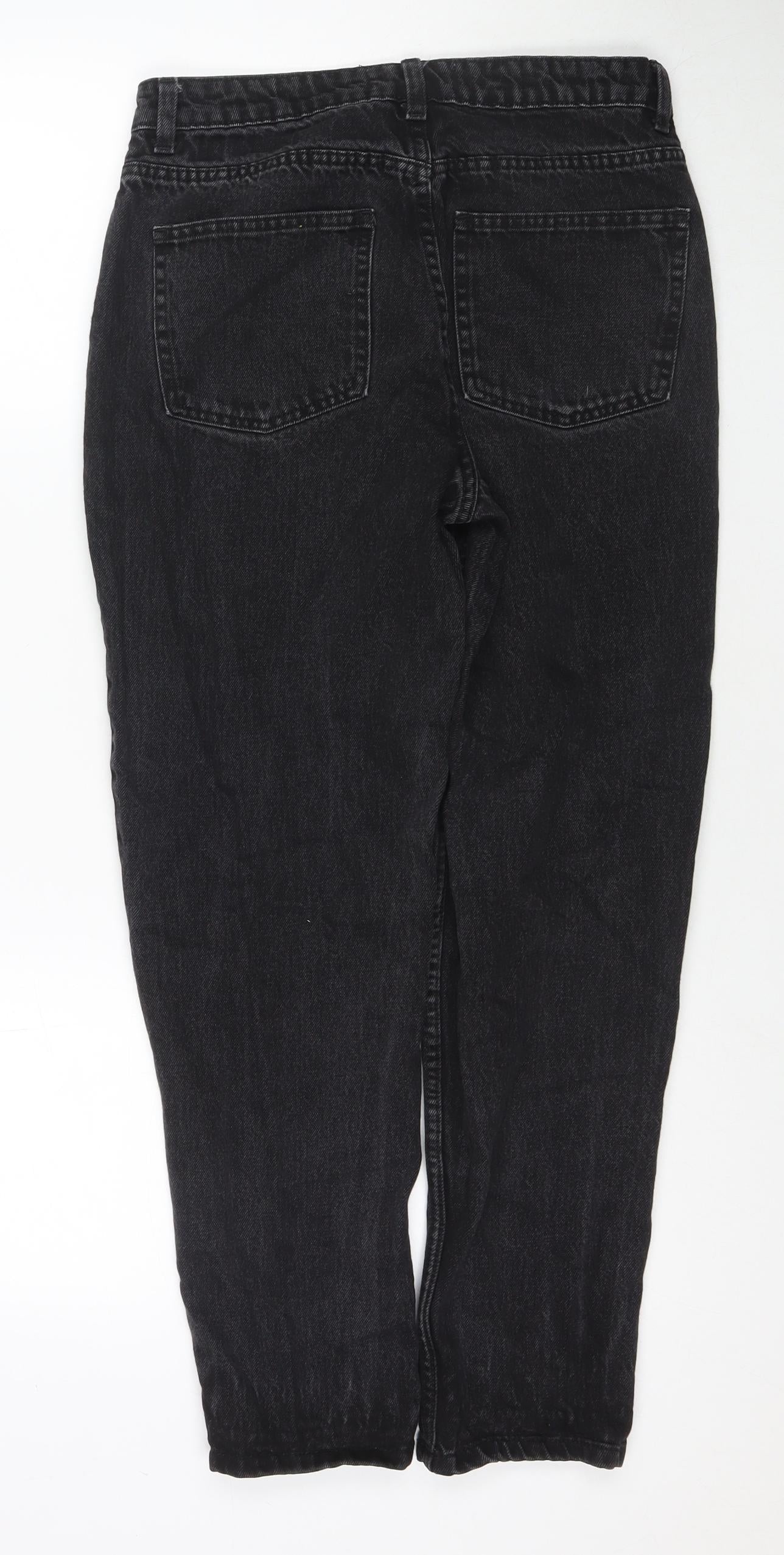 Denim & Co. Womens Black Cotton Skinny Jeans Size 10 L26 in Regular Zip