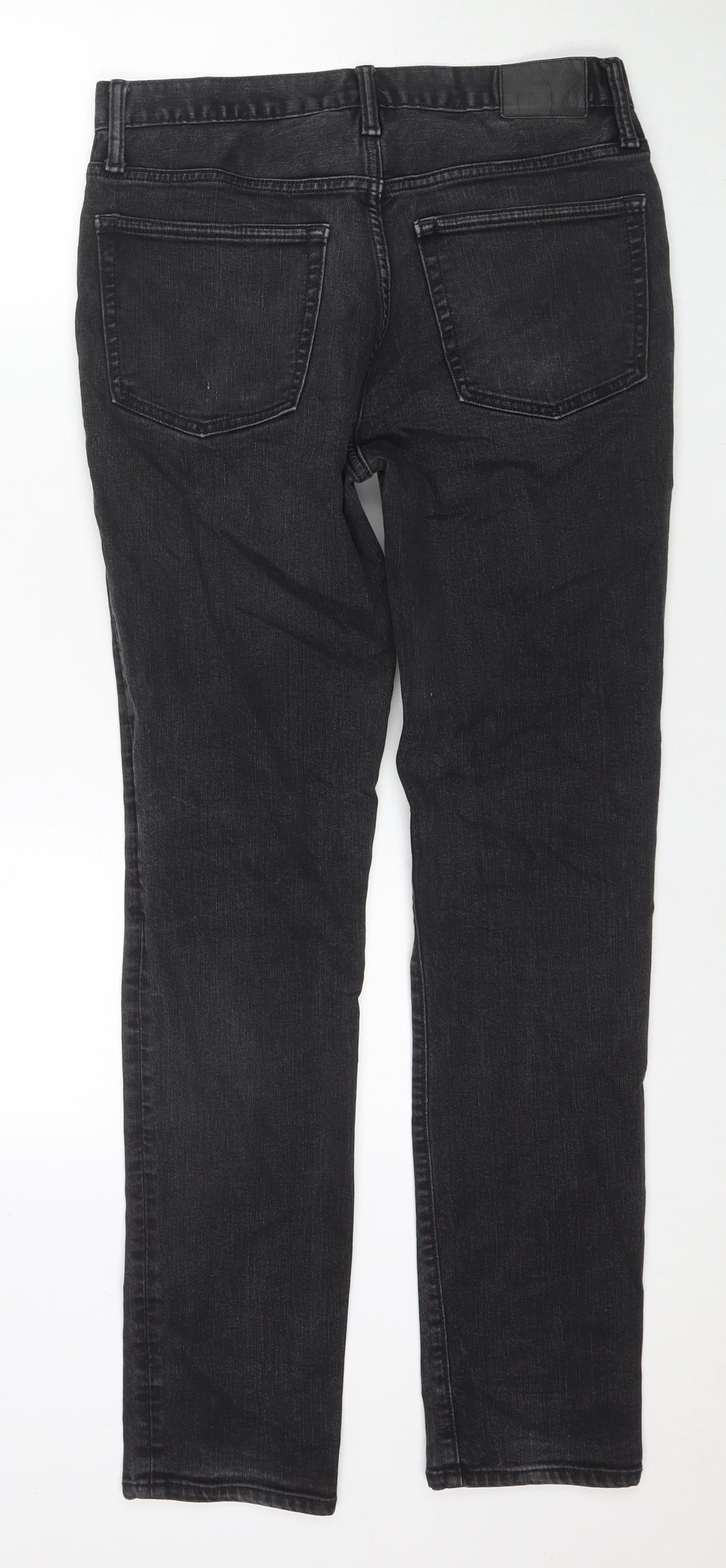 Gap Mens Black Cotton Skinny Jeans Size 30 in L32 in Regular Zip