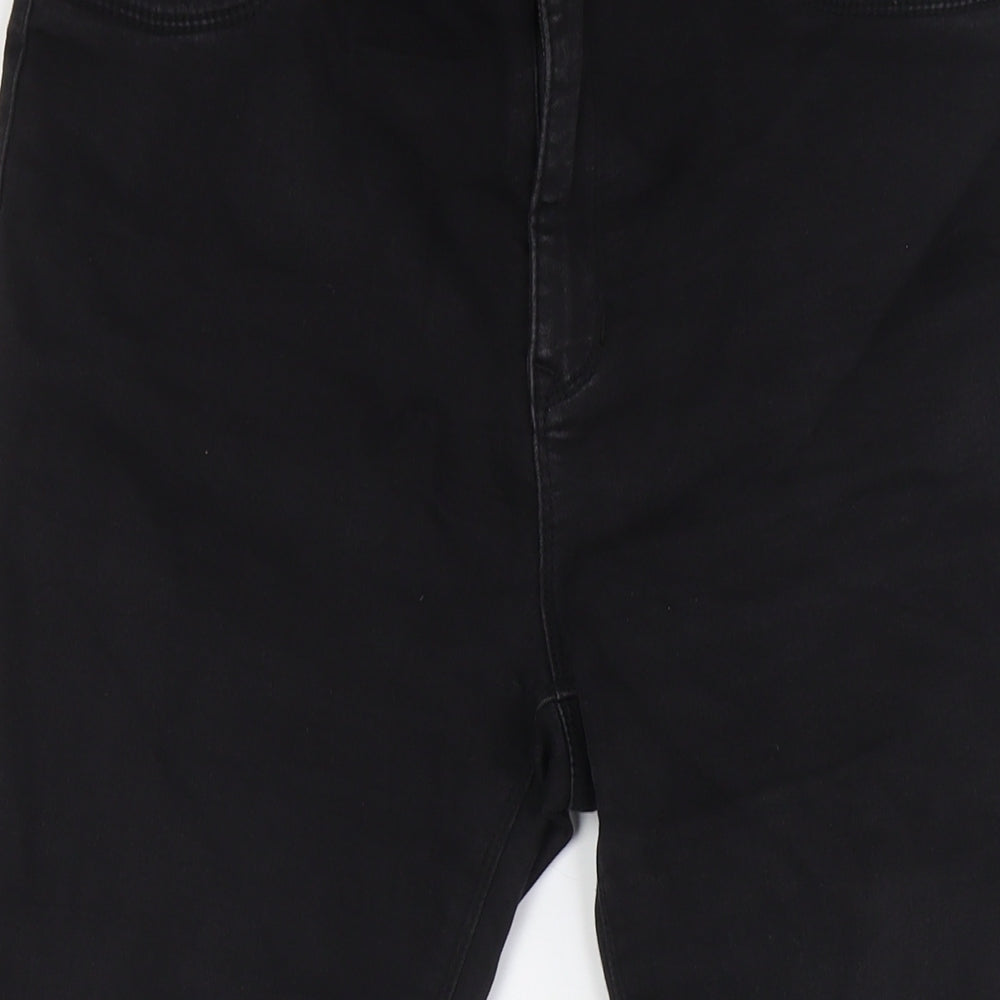 D. Jeans Womens Black Cotton Skinny Jeans Size 12 L29 in Regular Zip