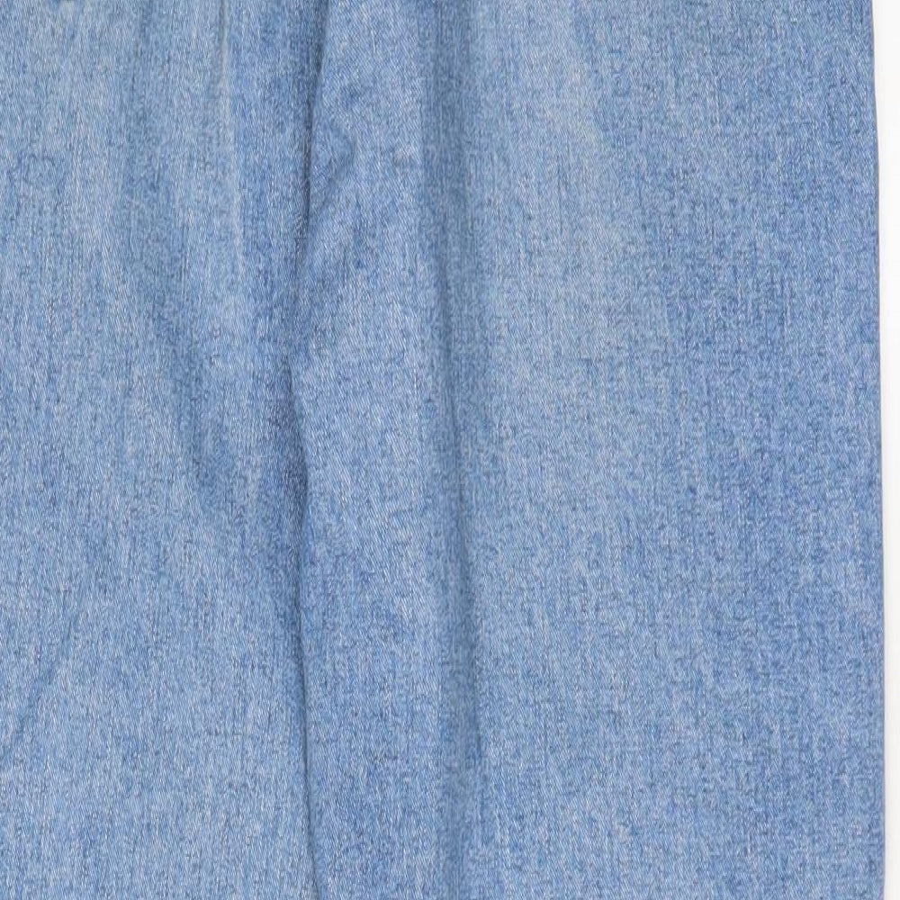 Hawkshead Mens Blue Cotton Skinny Jeans Size 36 in L31 in Regular Zip