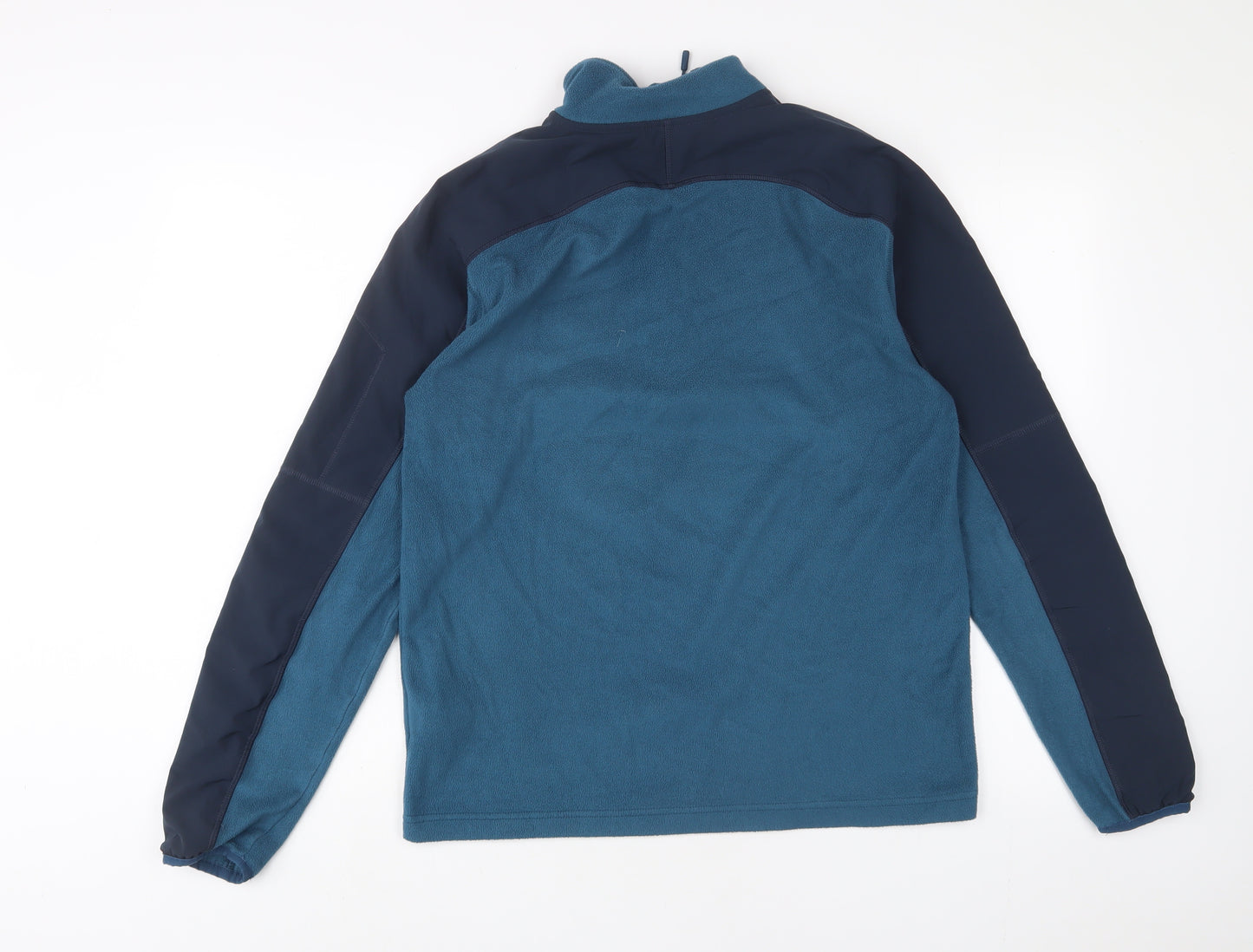 The North Face Mens Blue Polyester Pullover Sweatshirt Size S - Zip