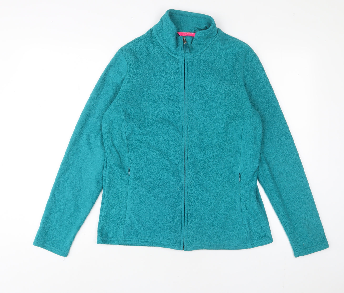 Marks and Spencer Womens Blue Jacket Size 16 Zip - Zip Pockets