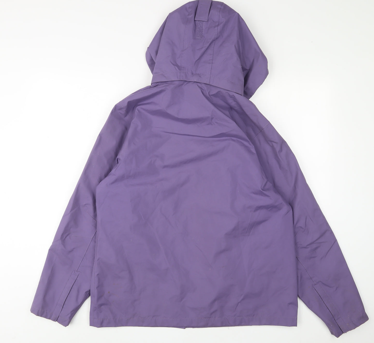 Peter Storm Womens Purple Jacket Coat Size 14 Zip - Logo, Embroided, Zip Pockets