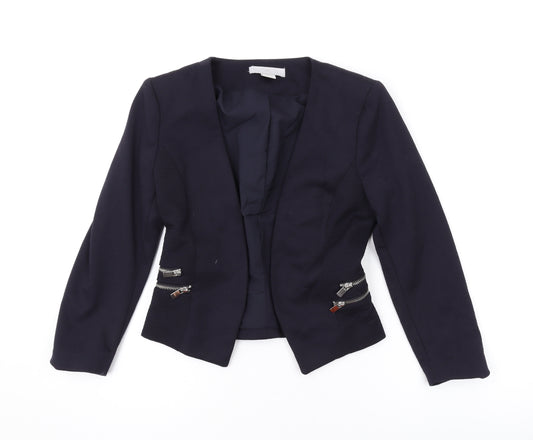 H&M Womens Black Jacket Blazer Size 6