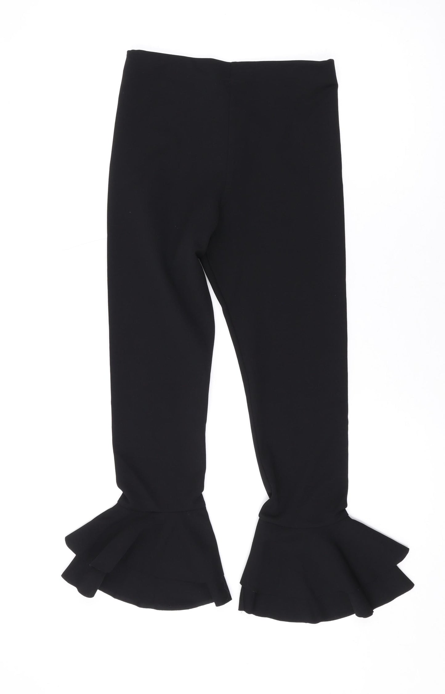 River Island Girls Black Polyester Dress Pants Trousers Size 11-12 Years L23 in Regular