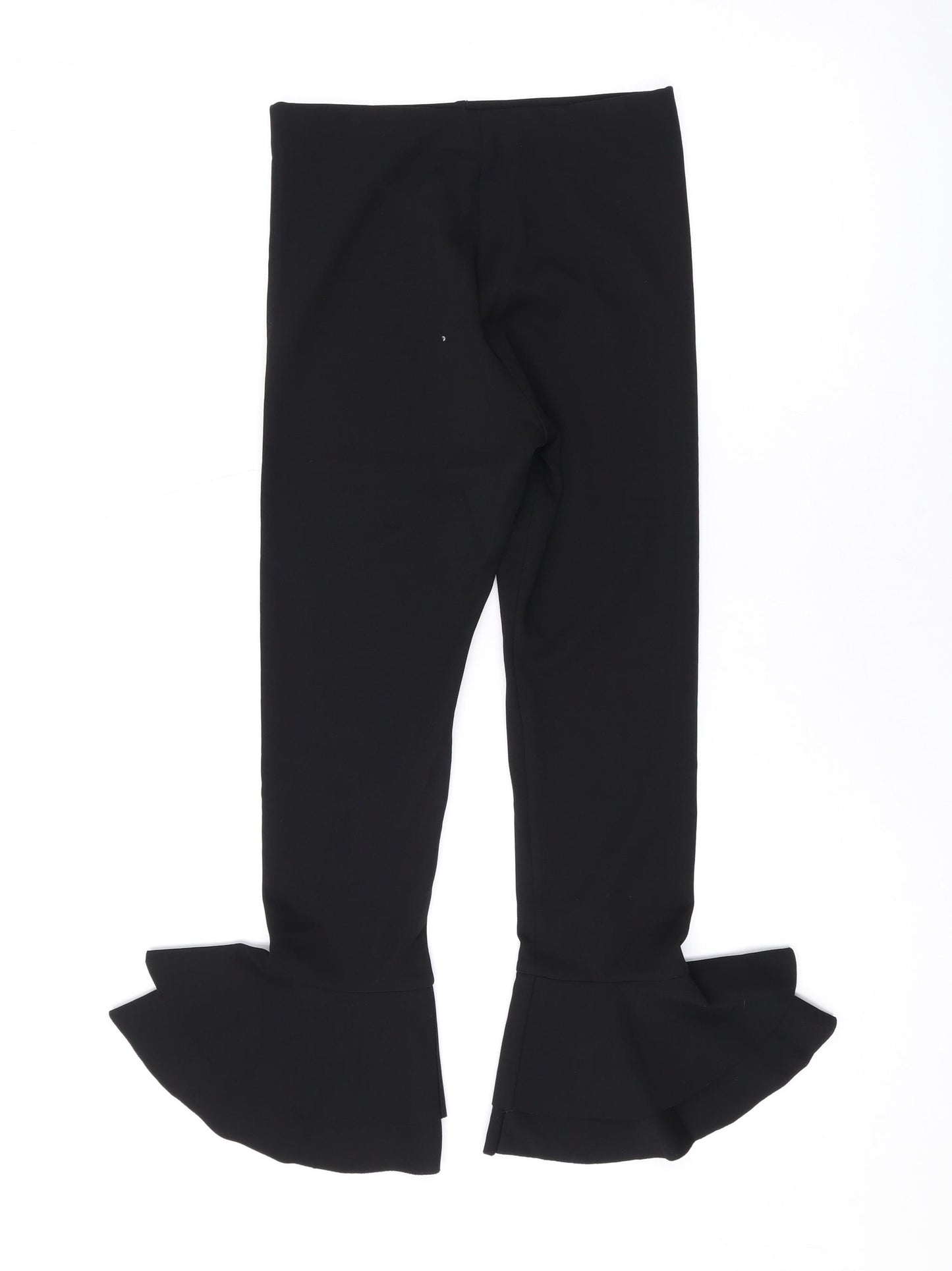 River Island Girls Black Polyester Dress Pants Trousers Size 11-12 Years L23 in Regular