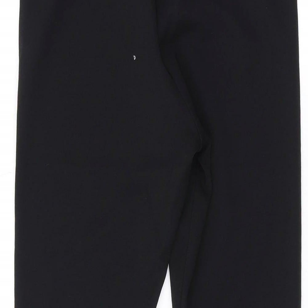 River Island Girls Black Polyester Dress Pants Trousers Size 11-12 Years L23 in Regular