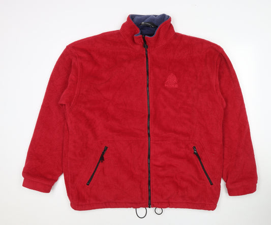 Hyke Mens Red Jacket Size XL Zip