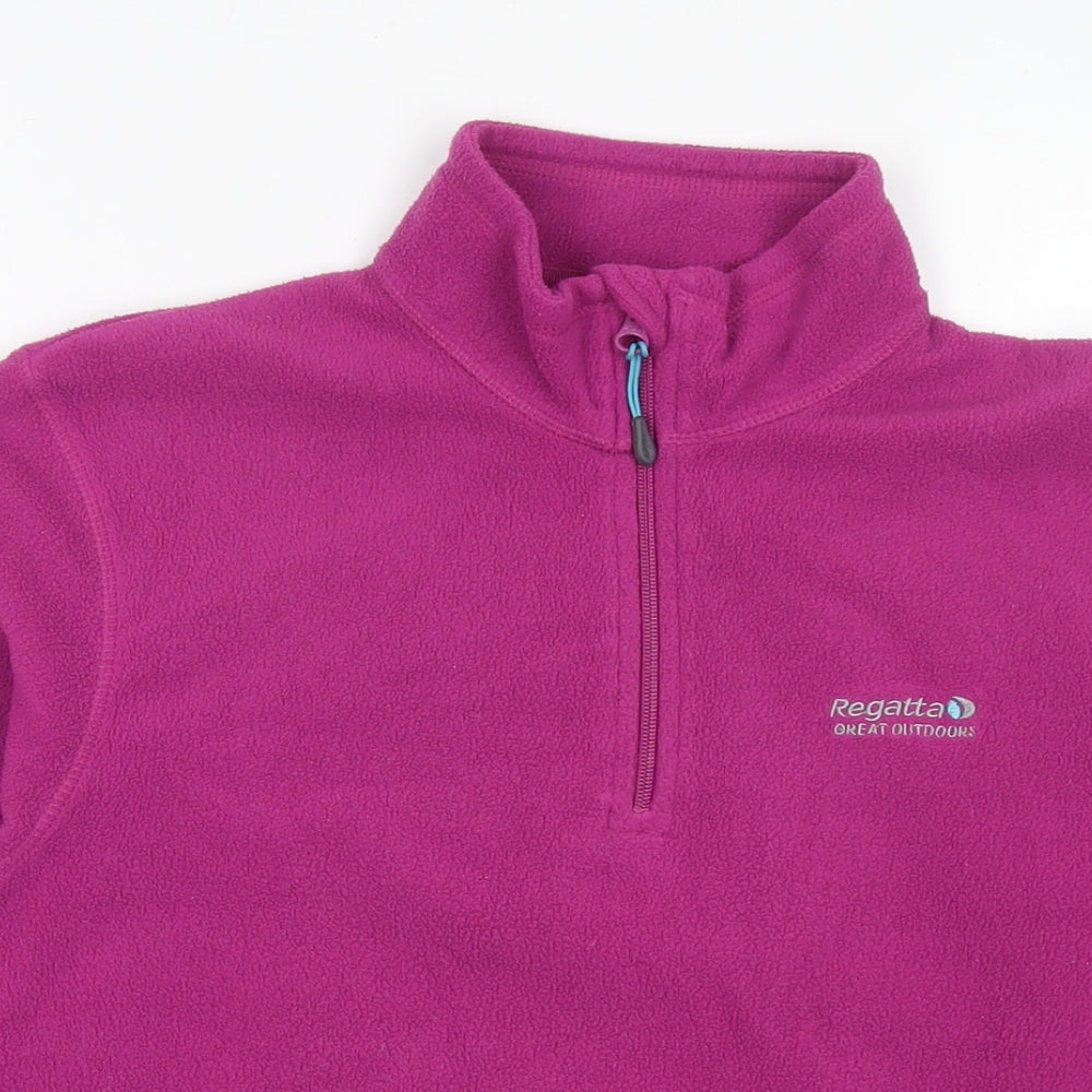 Regatta Womens Pink Polyester Pullover Sweatshirt Size 12 Pullover