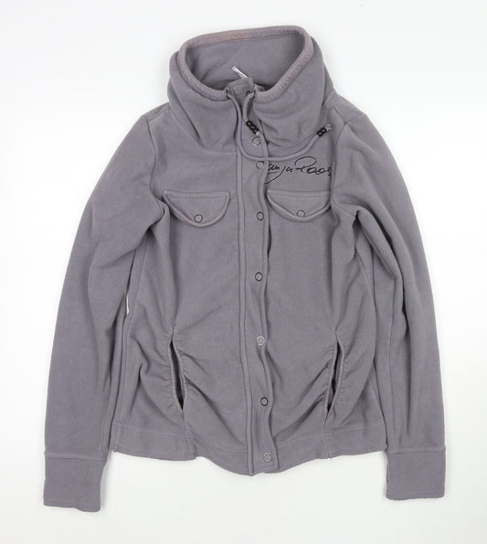 KangaROOS Womens Grey Jacket Size 10 Zip - Size 10-12