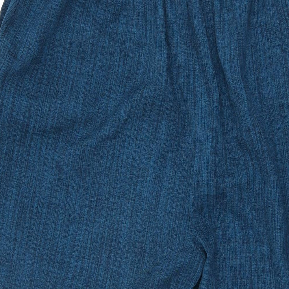 Honor Millburn Womens Blue Polyester Trousers Size 16 L24.5 in Regular