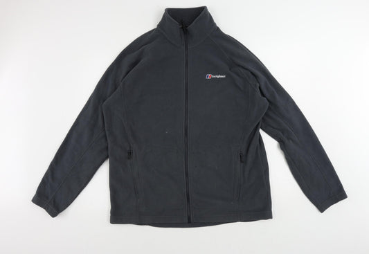 Berghaus Mens Grey Jacket Size XL Zip - Vintage Logo