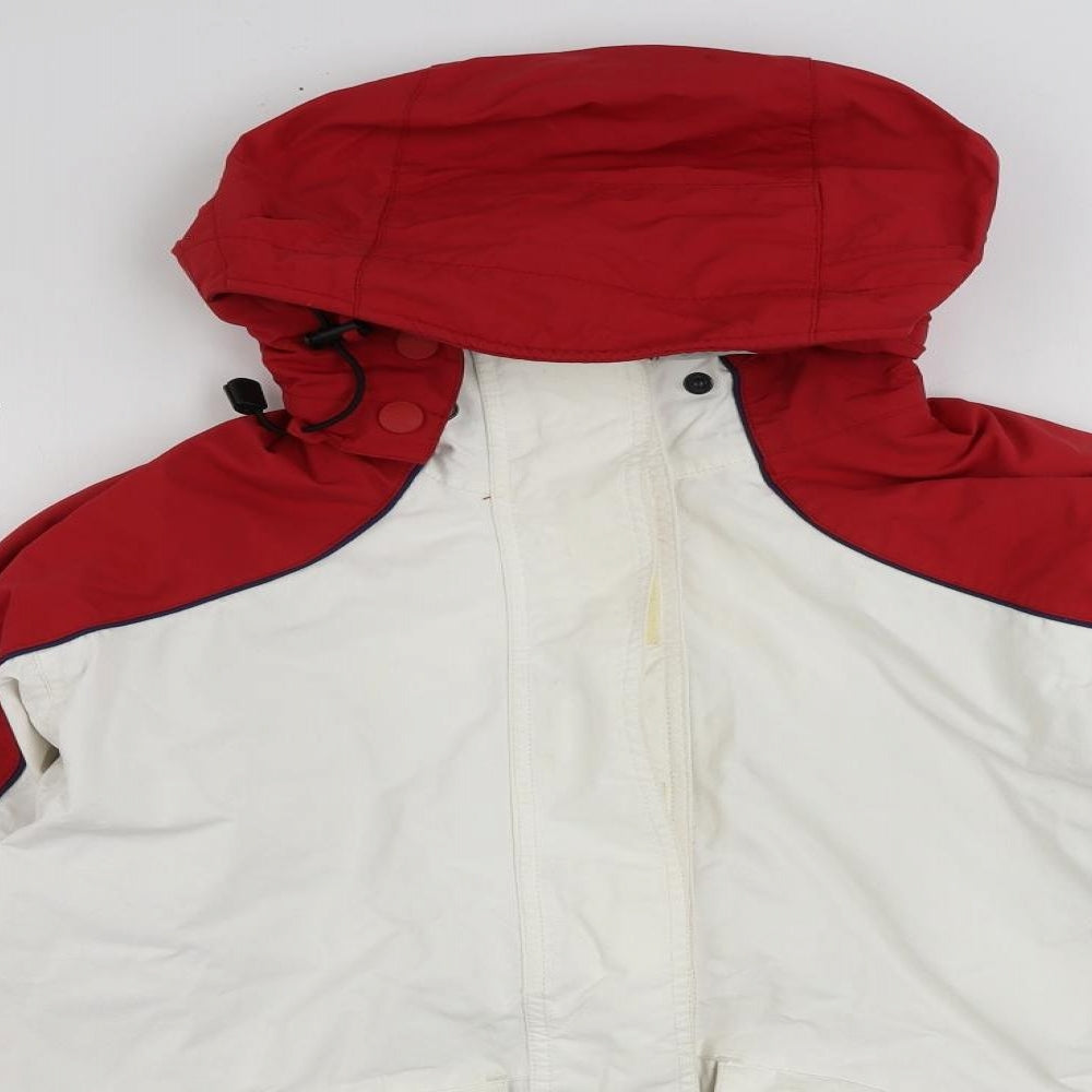 Sessions Womens Red Ski Jacket Jacket Size S Zip - Vintage Zipped Pockets Technical