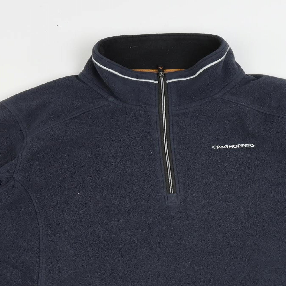 Craghoppers Mens Blue Polyester Pullover Sweatshirt Size M - Vintage Logo