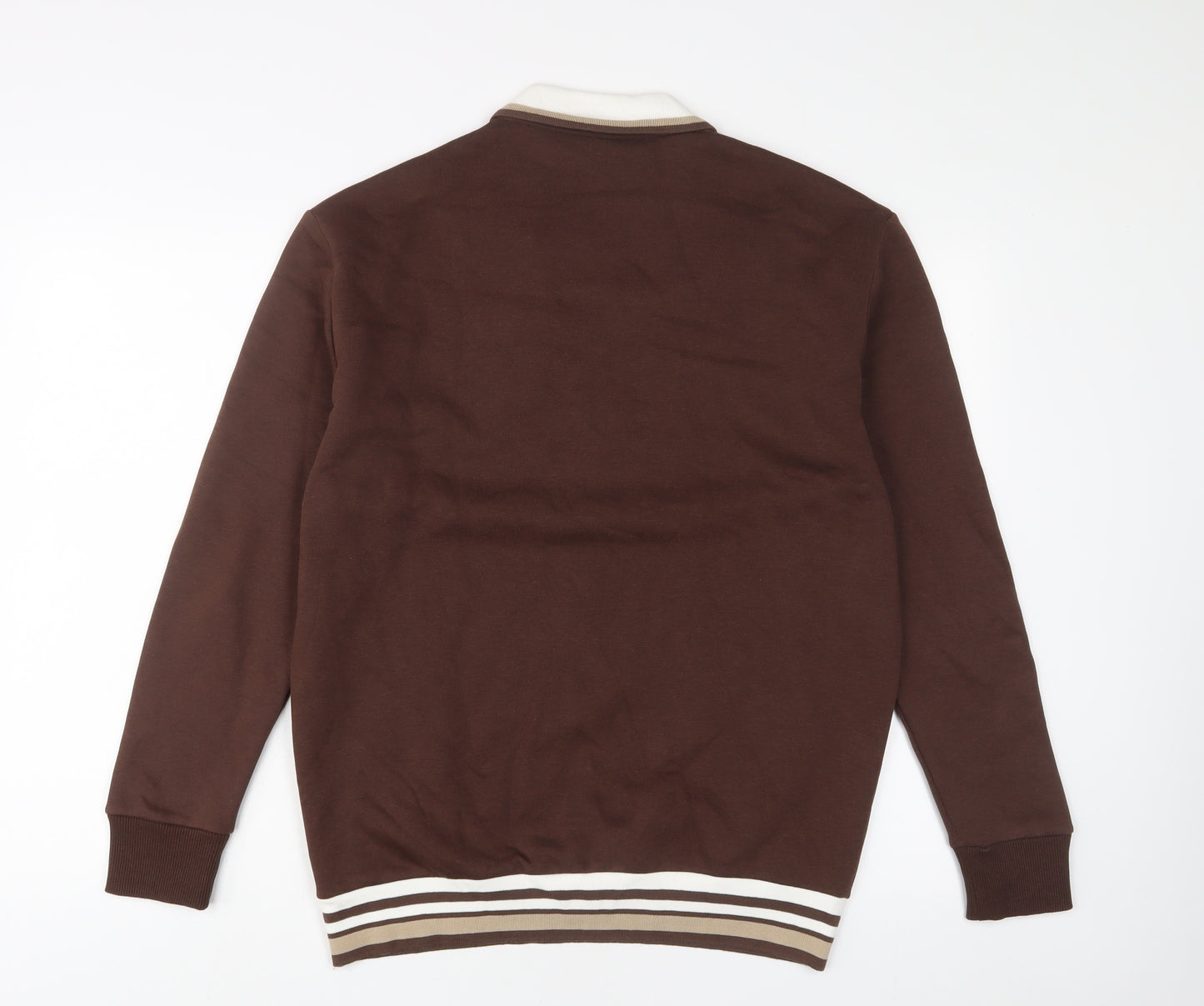 ASOS Mens Brown Cotton Pullover Sweatshirt Size S