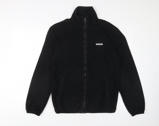 JACK & JONES Mens Black Jacket Size L Zip