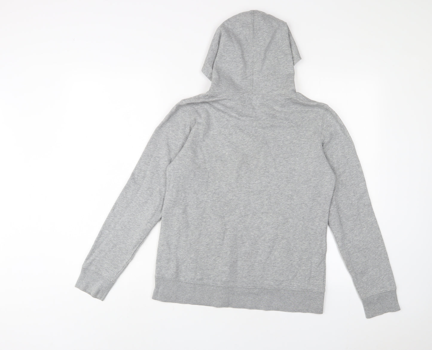 Gap Womens Grey Cotton Pullover Hoodie Size S Pullover - Logo, Embroidered