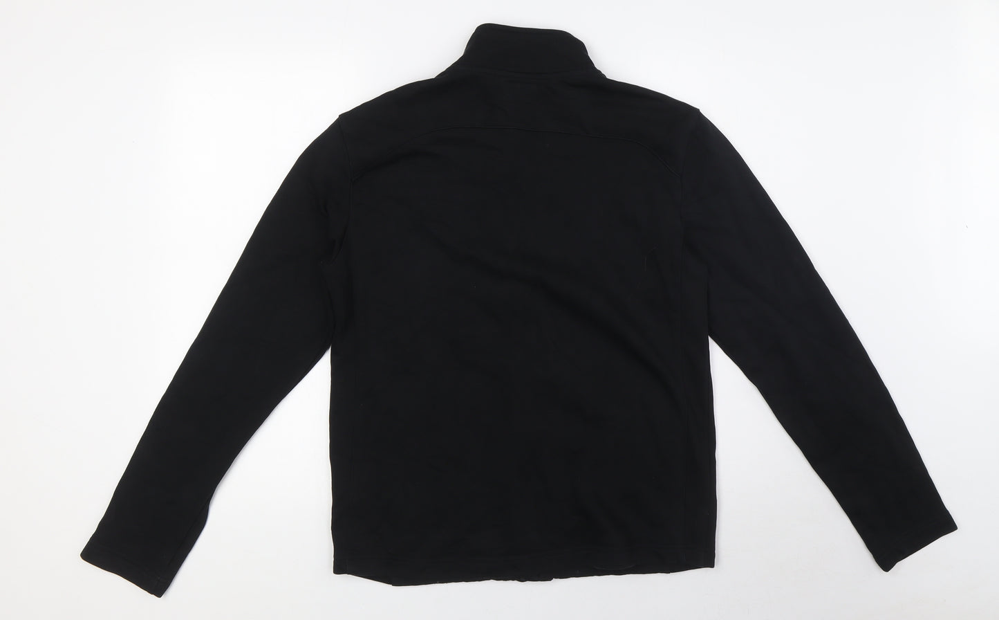 Alcis Mens Black Jacket Size S Zip - Quilting