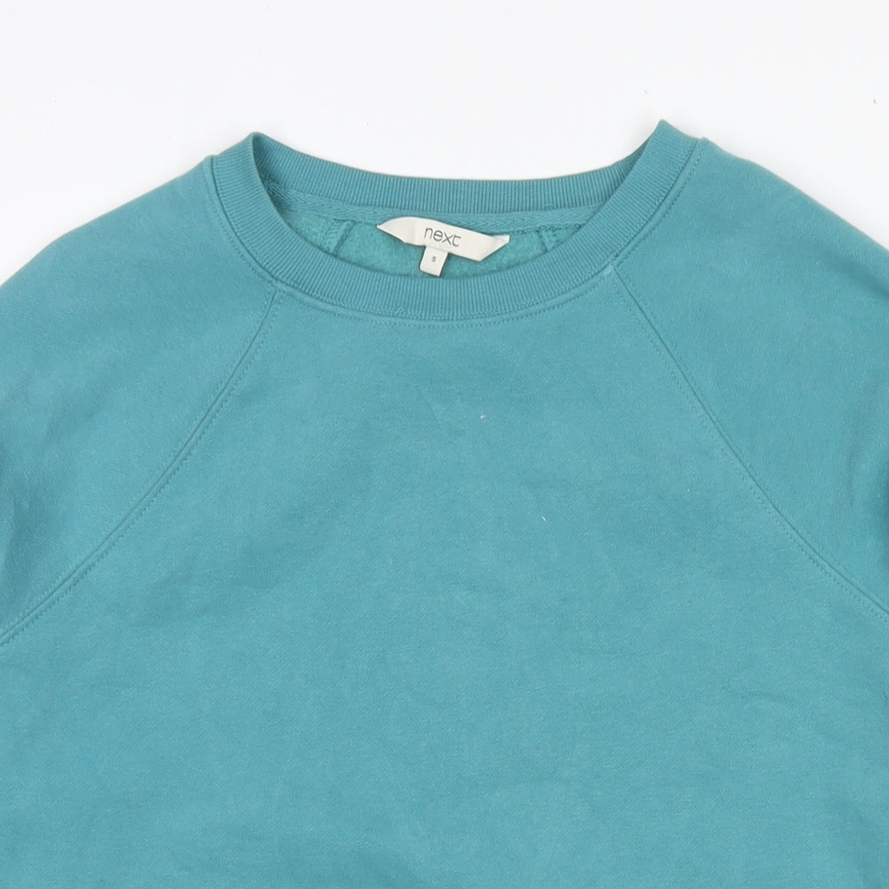 NEXT Mens Blue Cotton Pullover Sweatshirt Size S