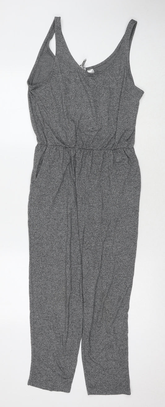 H&M Womens Grey Viscose Jumpsuit One-Piece Size M L20 in Pullover