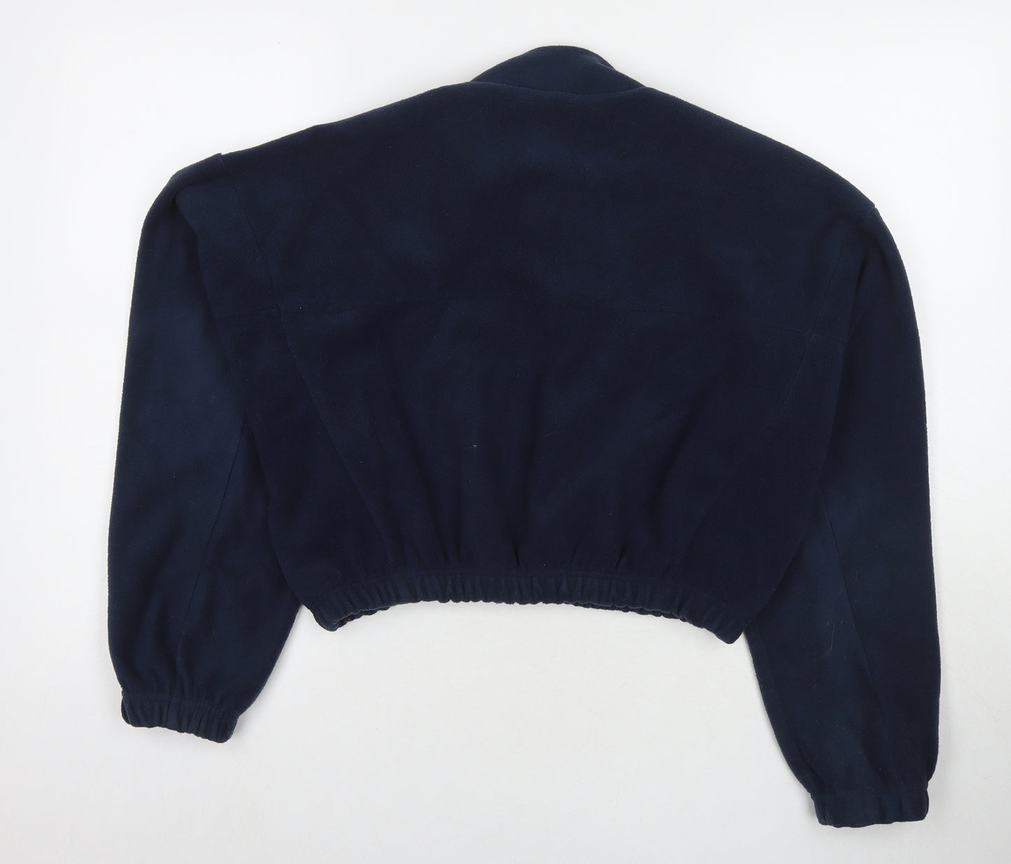 Iets frans Womens Blue Polyester Pullover Sweatshirt Size M Pullover - Cropped