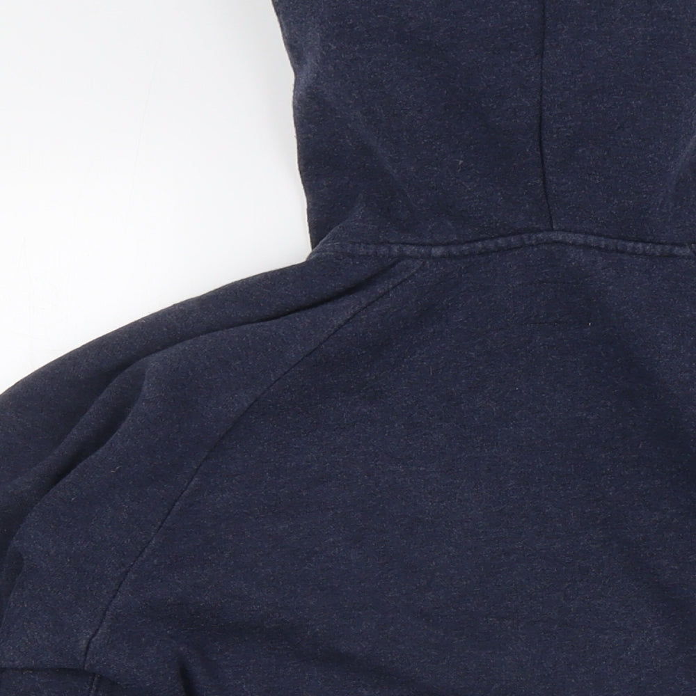 Jack Wills Mens Blue Cotton Full Zip Hoodie Size S