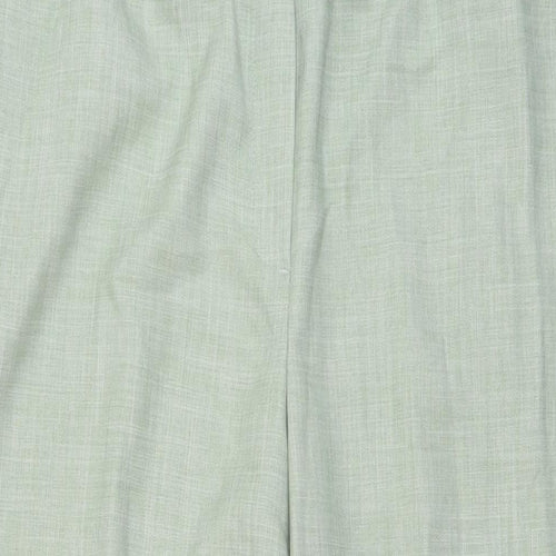 Bonmarché Womens Green Polyester Trousers Size 16 L27 in Regular Drawstring