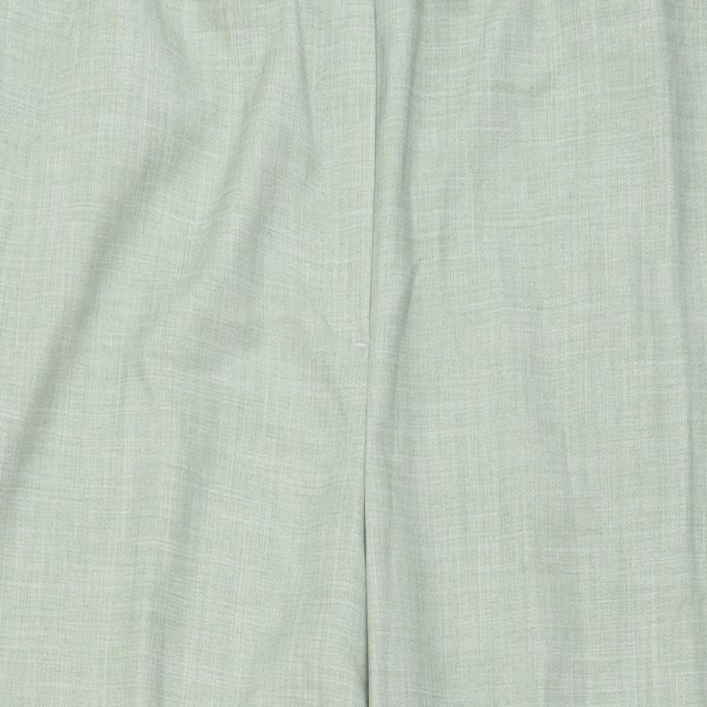 Bonmarché Womens Green Polyester Trousers Size 16 L27 in Regular Drawstring