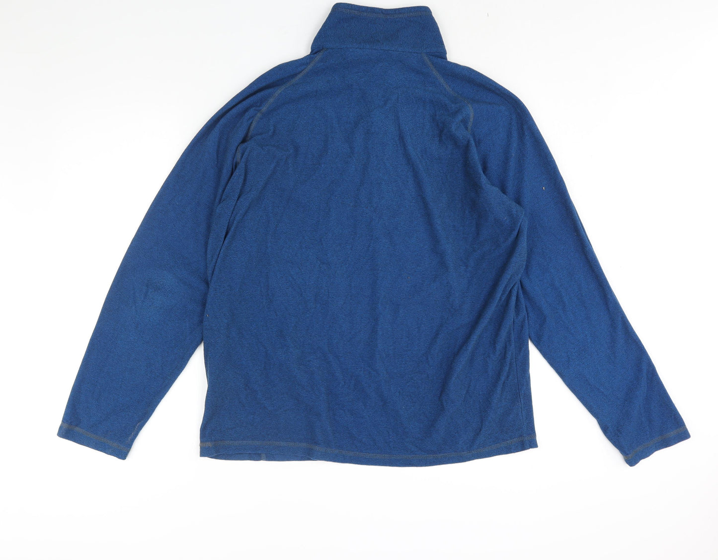 Regatta Mens Blue Polyester Henley Sweatshirt Size XL - Logo