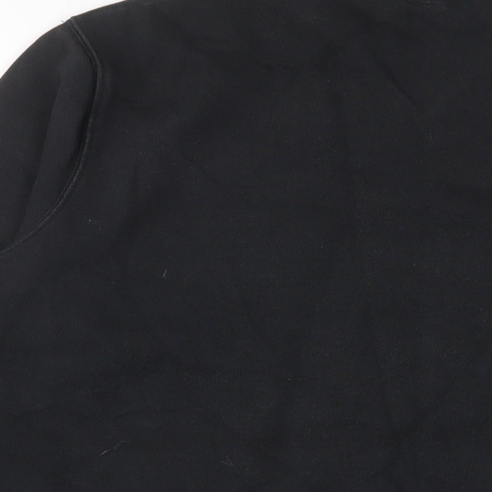 Levi's Mens Black Cotton Pullover Sweatshirt Size S - Logo, Embroidered